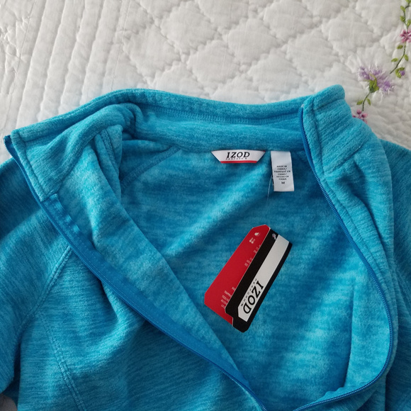 NWT: Izod Zip-Up PerformX Fleece Jacket - Picture 2 of 8